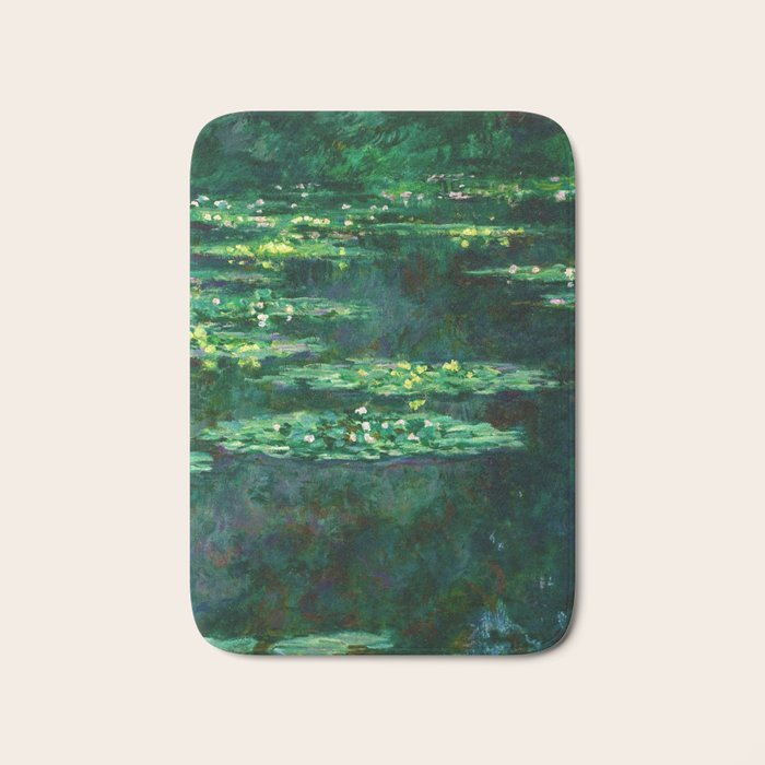 Claude Monet "Water Lilies" (14) Bath Mat Gallery Image 1