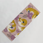 Foxes & Blooms - Lavender Palette Yoga Mat Gallery Image 1