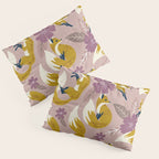 Foxes & Blooms - Lavender Palette Pillow Sham Gallery Image 3
