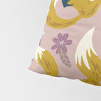 Foxes & Blooms - Lavender Palette Pillow Sham Gallery Image 4