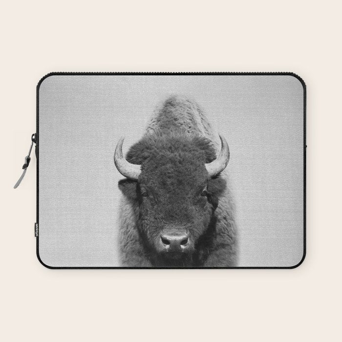 Buffalo - Black & White Laptop Sleeve Gallery Image 1