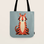 Whimsy Tiger Tote Bag Gallery Image 1
