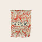 Pardon My French - Red on Cream Wall Hanging Gallery Image 1