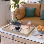 Pardon My French - Red on Cream Serving Tray Gallery Image 2