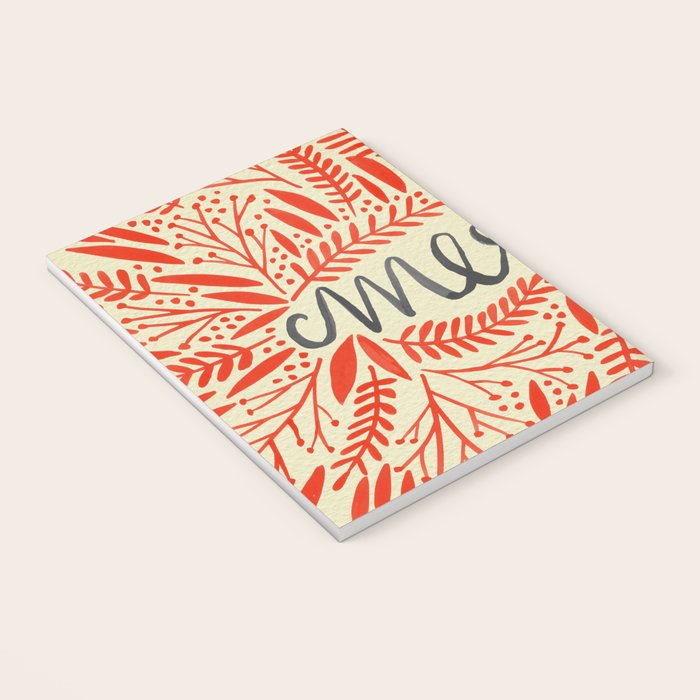 Pardon My French - Red on Cream Notebook Gallery Image 3