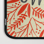 Pardon My French - Red on Cream Laptop Sleeve Gallery Image 3