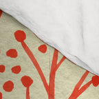 Pardon My French - Red on Cream Comforter Gallery Image 4