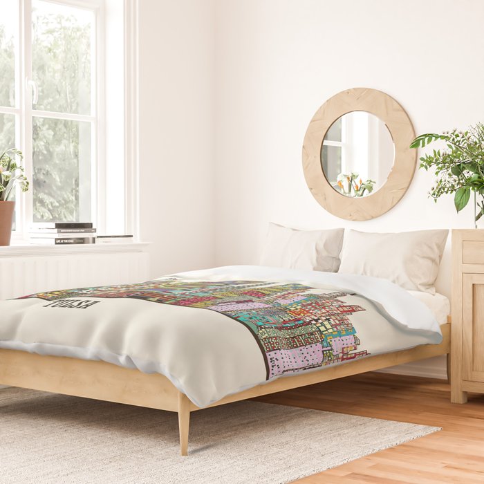 Tulsa oklahoma Duvet Cover Gallery Image 2