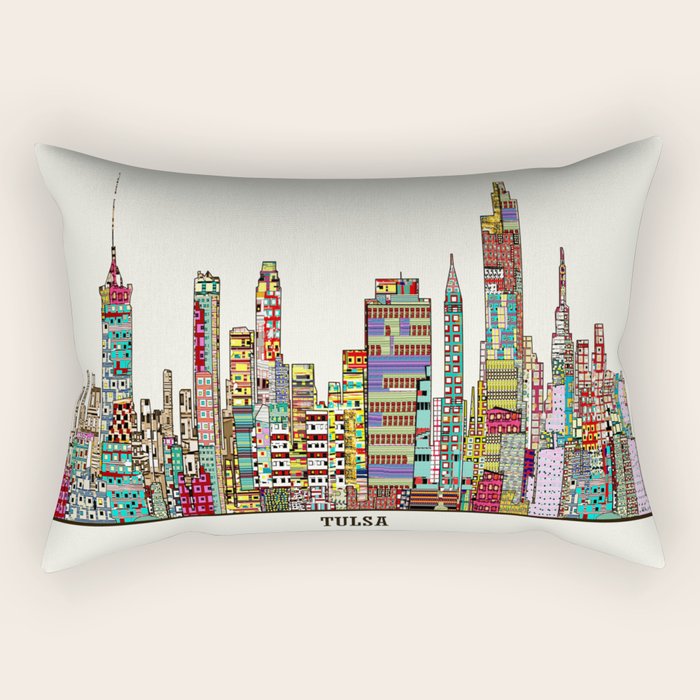 Tulsa oklahoma Rectangular Pillow Gallery Image 1