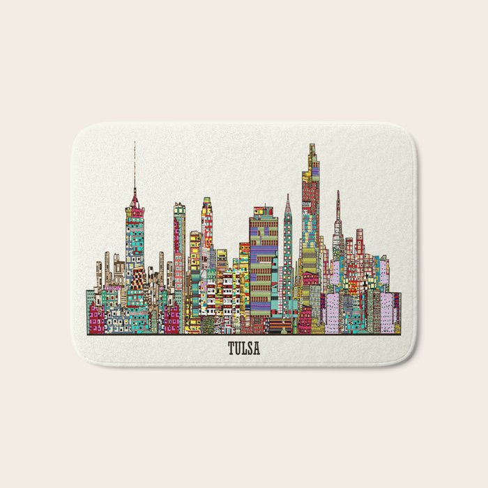 Tulsa oklahoma Bath Mat Gallery Image 1