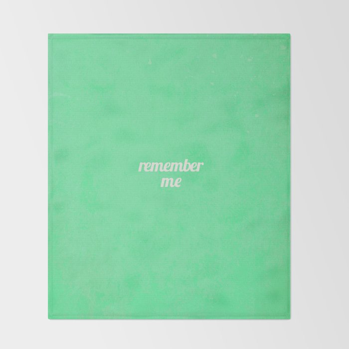 Remember Me Throw Blanket Gallery Image 2