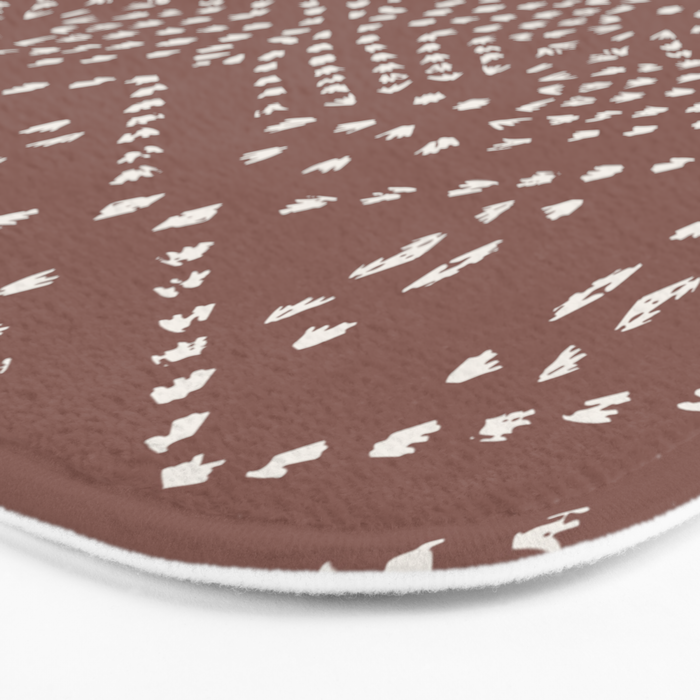 BOHO TILE CLAY Bath Mat Gallery Image 3