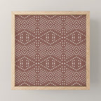 BOHO TILE CLAY Mini Art Print Gallery Image 1