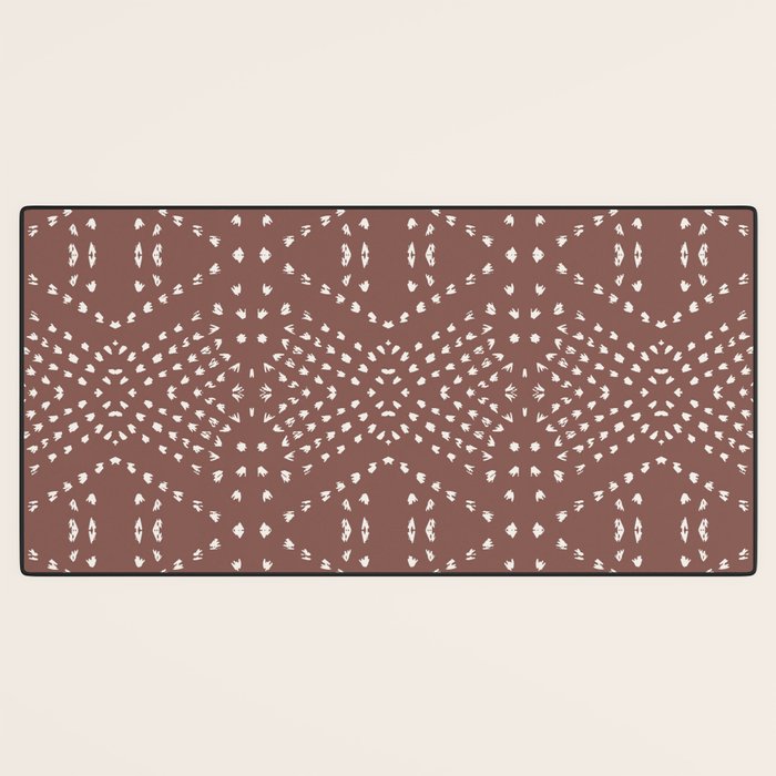 BOHO TILE CLAY Desk Mat Gallery Image 3