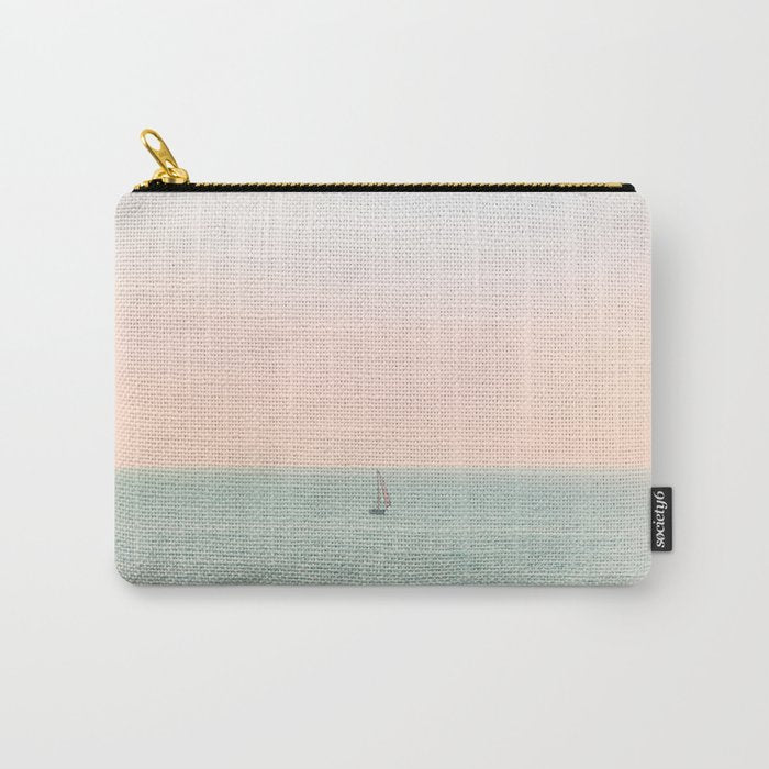 Sky Blush x Ocean Art Carry All Pouch Gallery Image 1