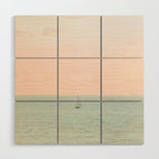 Sky Blush x Ocean Art Wood Wall Art Gallery Image 1