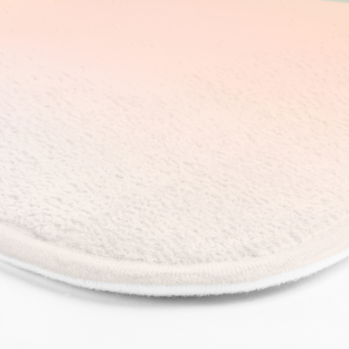 Sky Blush x Ocean Art Bath Mat Gallery Image 3