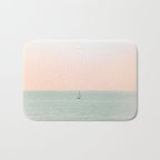 Sky Blush x Ocean Art Bath Mat Gallery Image 1