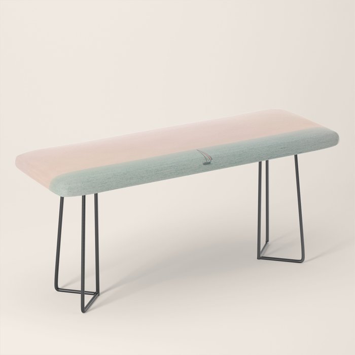 Sky Blush x Ocean Art Bench Gallery Image 1