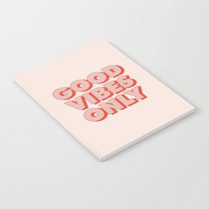 Good Vibes Only Notebook Gallery Image 1