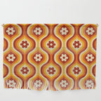 70s Groovy Daisy Ovals Pattern Wall Hanging Gallery Image 1