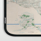 United States National Parks Map (2000) Vintage US Recreational & Preserve Areas Atlas Laptop Sleeve Gallery Image 3