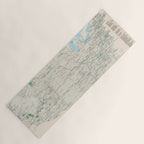 United States National Parks Map (2000) Vintage US Recreational & Preserve Areas Atlas Yoga Mat Gallery Image 1