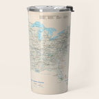 United States National Parks Map (2000) Vintage US Recreational & Preserve Areas Atlas Travel Mug Gallery Image 2