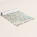 United States National Parks Map (2000) Vintage US Recreational & Preserve Areas Atlas Yoga Mat Gallery Image 2