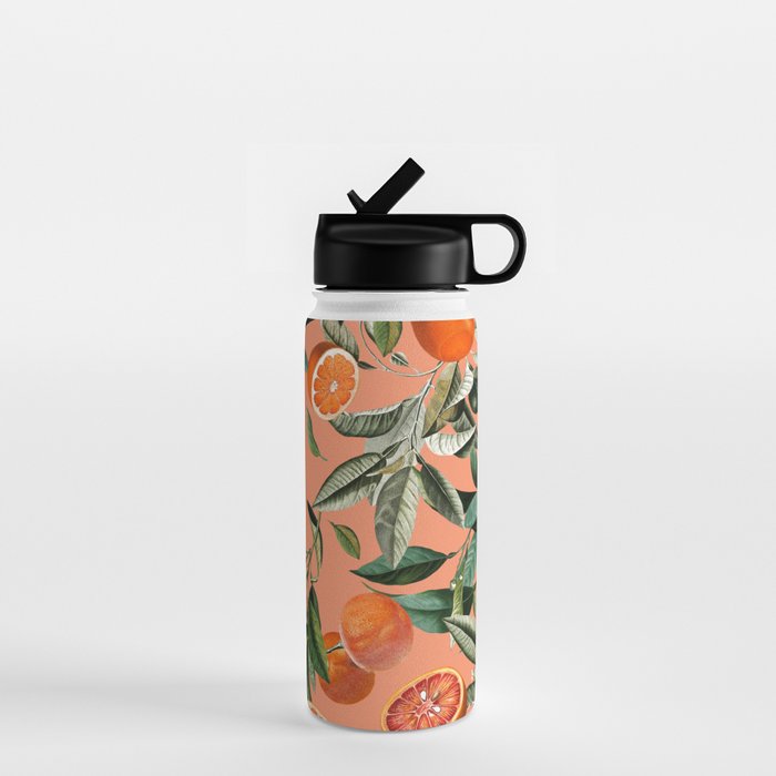 Vintage Fruit Pattern XII Water Bottle Gallery Image 1