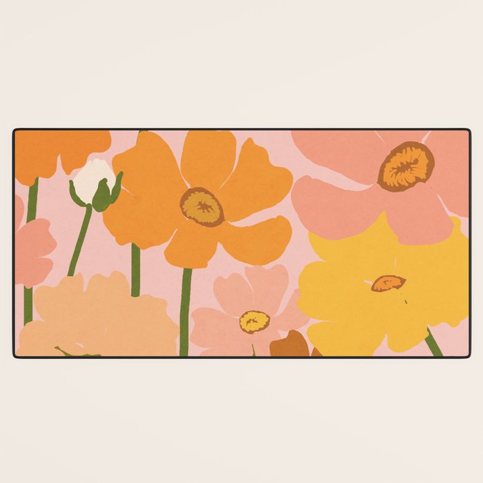 Flower Market - Ranunculus #4 Desk Mat Gallery Image 3