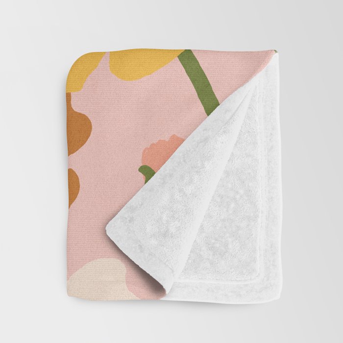 Flower Market - Ranunculus #4 Throw Blanket Gallery Image 3