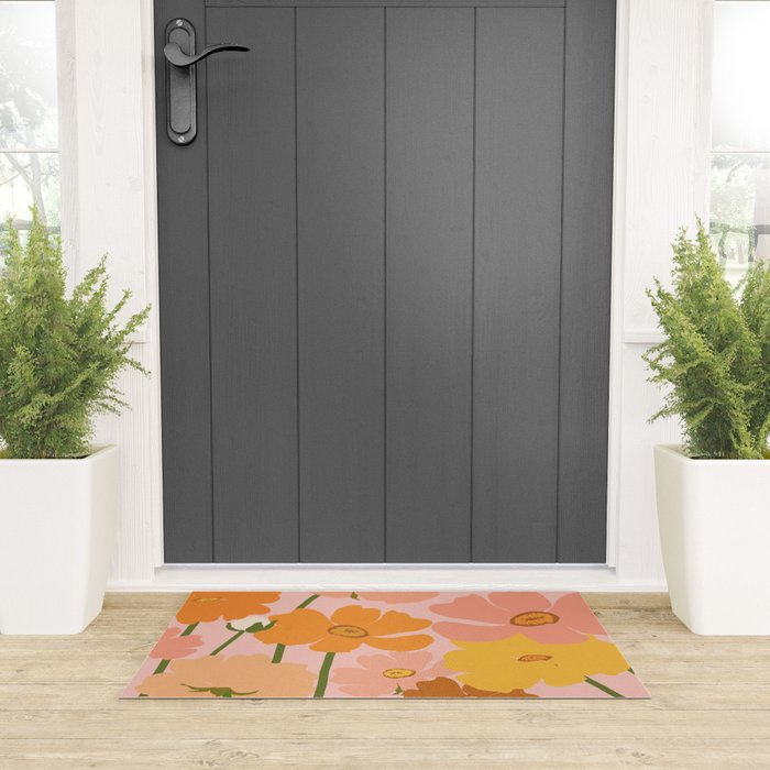 Flower Market - Ranunculus #4 Welcome Mat Gallery Image 3