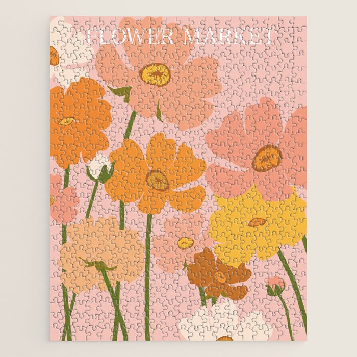 Flower Market - Ranunculus #4 Jigsaw Puzzle Gallery Image 1