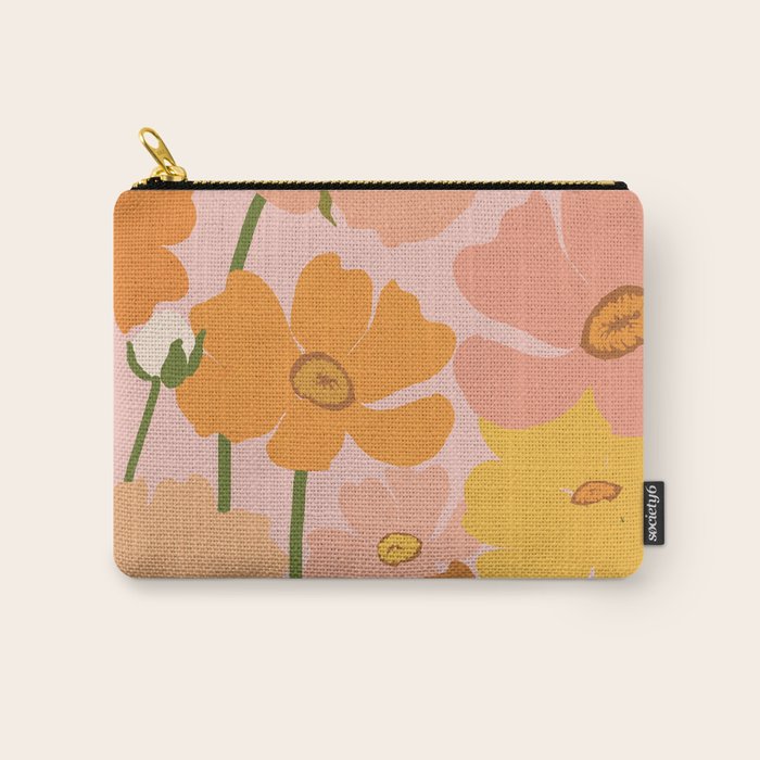 Flower Market - Ranunculus #4 Carry All Pouch Gallery Image 1