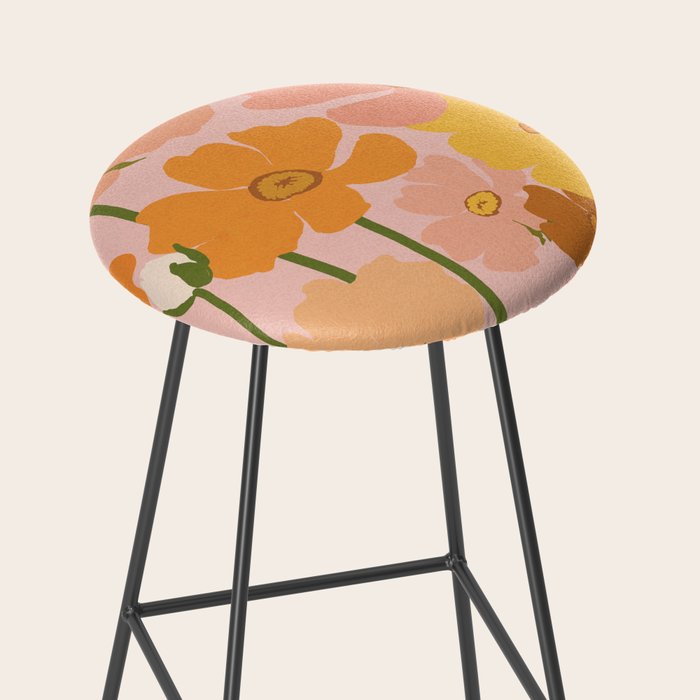 Flower Market - Ranunculus #4 Stool Gallery Image 2