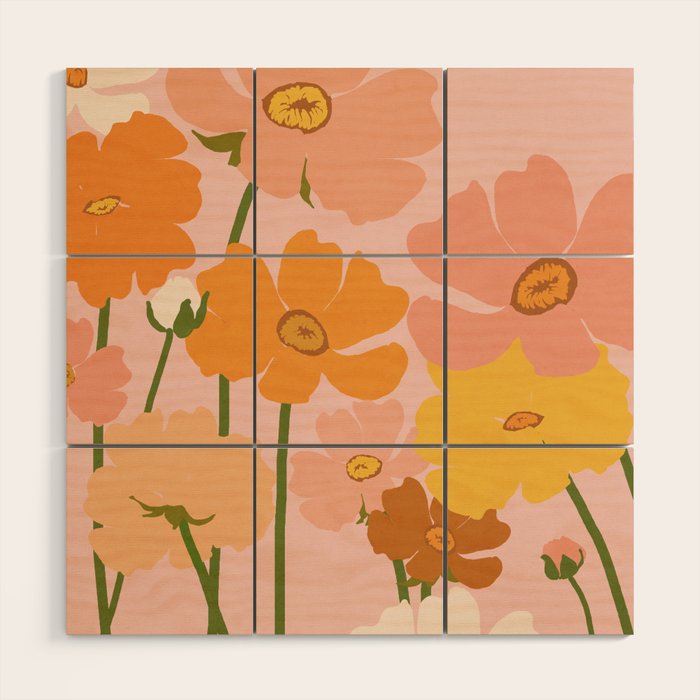 Flower Market - Ranunculus #4 Wood Wall Art Gallery Image 1