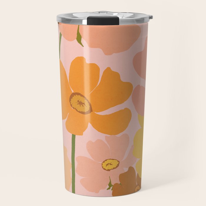 Flower Market - Ranunculus #4 Travel Mug Gallery Image 1