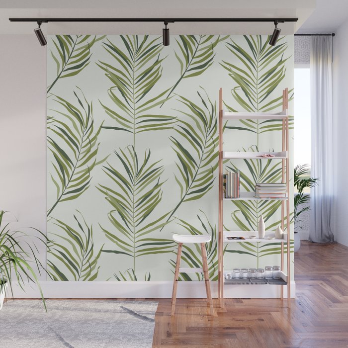 Palm Leaf Wall Mural Gallery Image 1