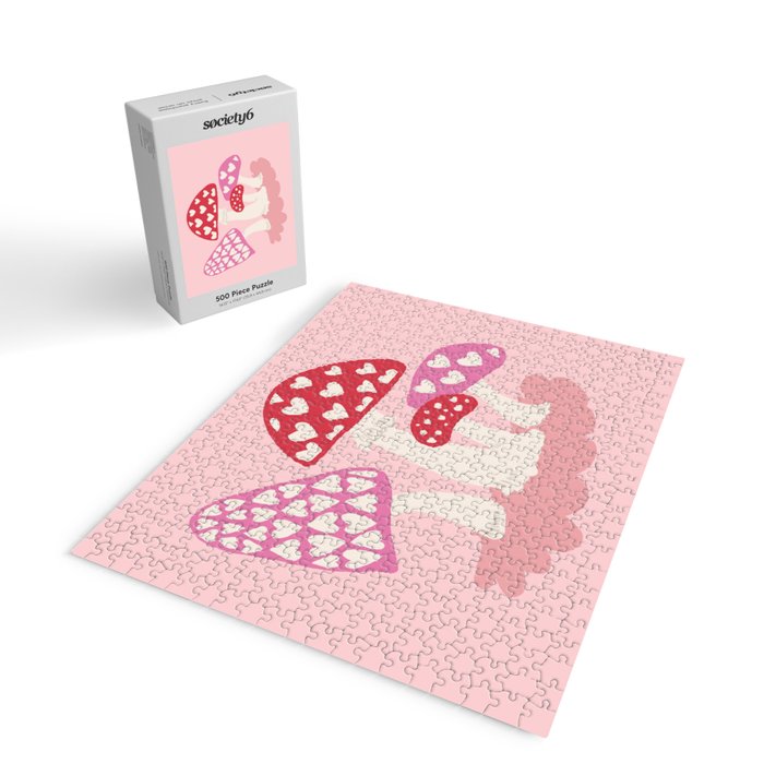 Valentine Mushrooms Jigsaw Puzzle Gallery Image 2