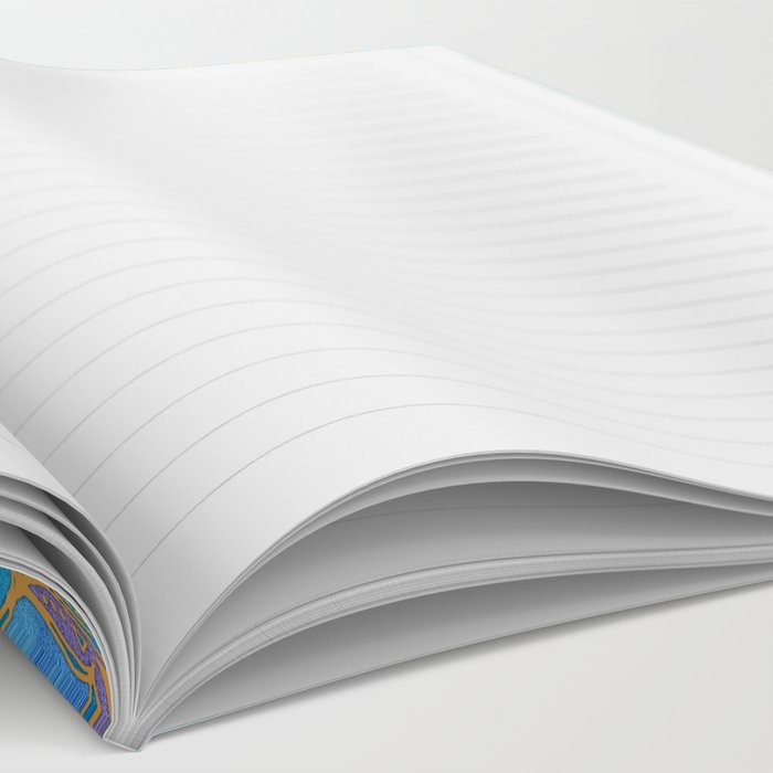 Sapphire & Jade Stained Glass Mandalas Notebook Gallery Image 2