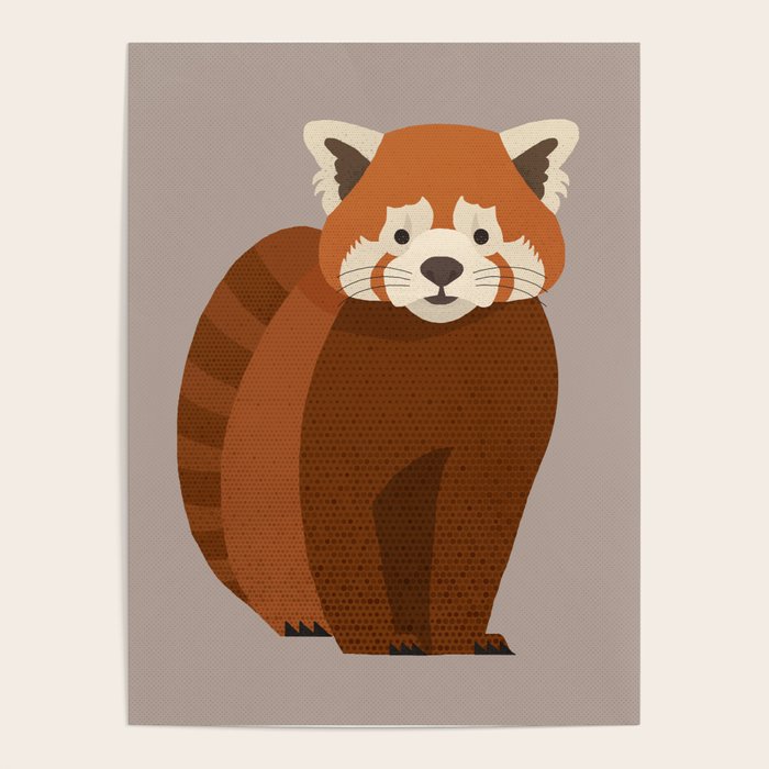 Whimsy Red Panda Poster Gallery Image 4