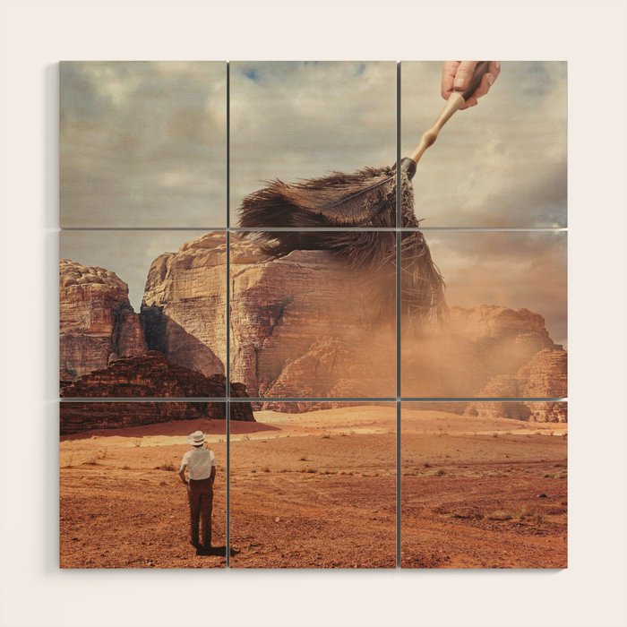 Desert feather duster Wood Wall Art Gallery Image 1