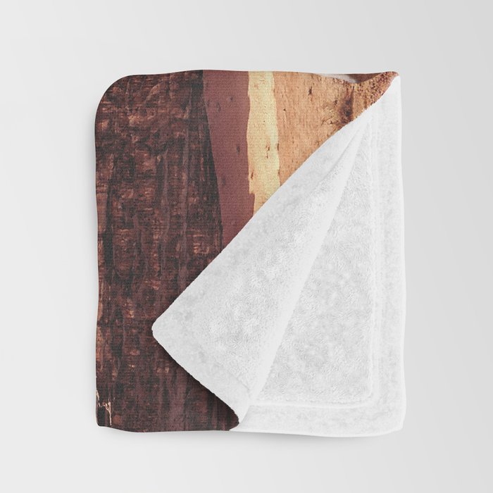 Desert feather duster Throw Blanket Gallery Image 3