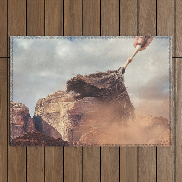 Desert feather duster Outdoor Rug Gallery Image 1