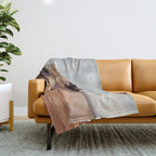 Desert feather duster Throw Blanket Gallery Image 1