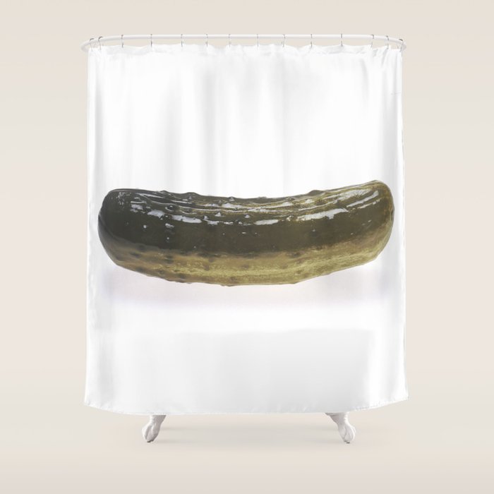 Dill Pickle Shower Curtain Gallery Image 1