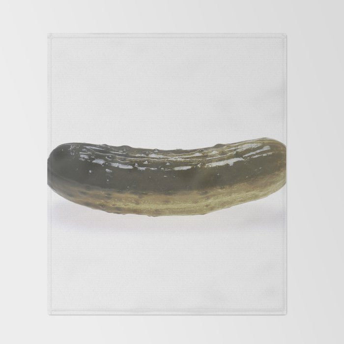 Dill Pickle Throw Blanket Gallery Image 2
