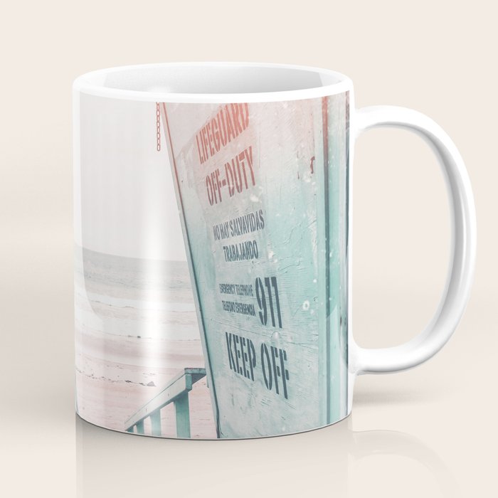 Lifeguard Tower California Beach Life Coffee Mug Gallery Image 1