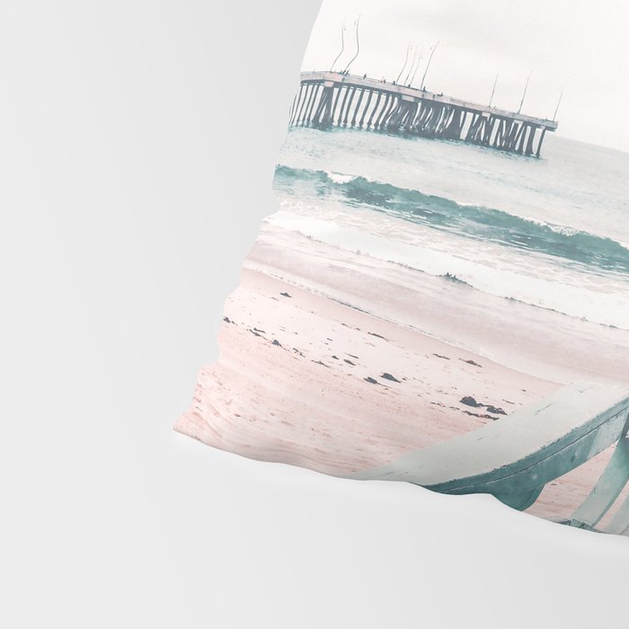 Lifeguard Tower California Beach Life Pillow Sham Gallery Image 4
